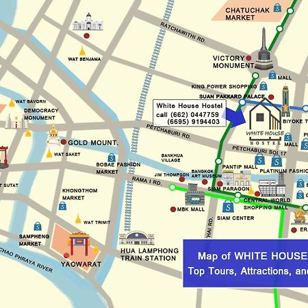 White House Hostel Бангкок Экстерьер фото